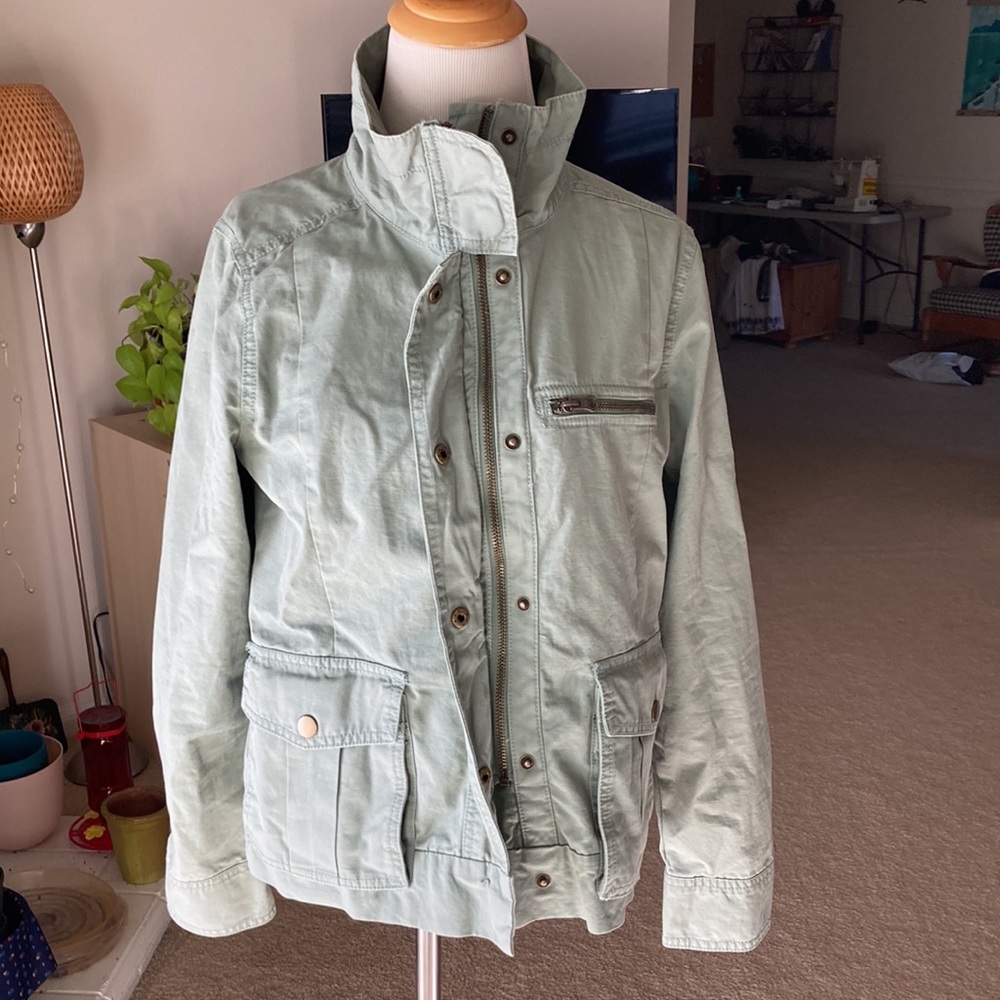 Gap Green Utility Jacket Size Small - image 3
